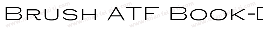 Brush ATF Book字体转换
